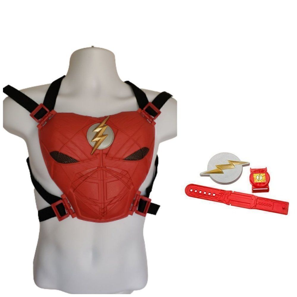 Flash Justice League Hero Ready Set Costume Accessories Cosplay Super Heros NWOT